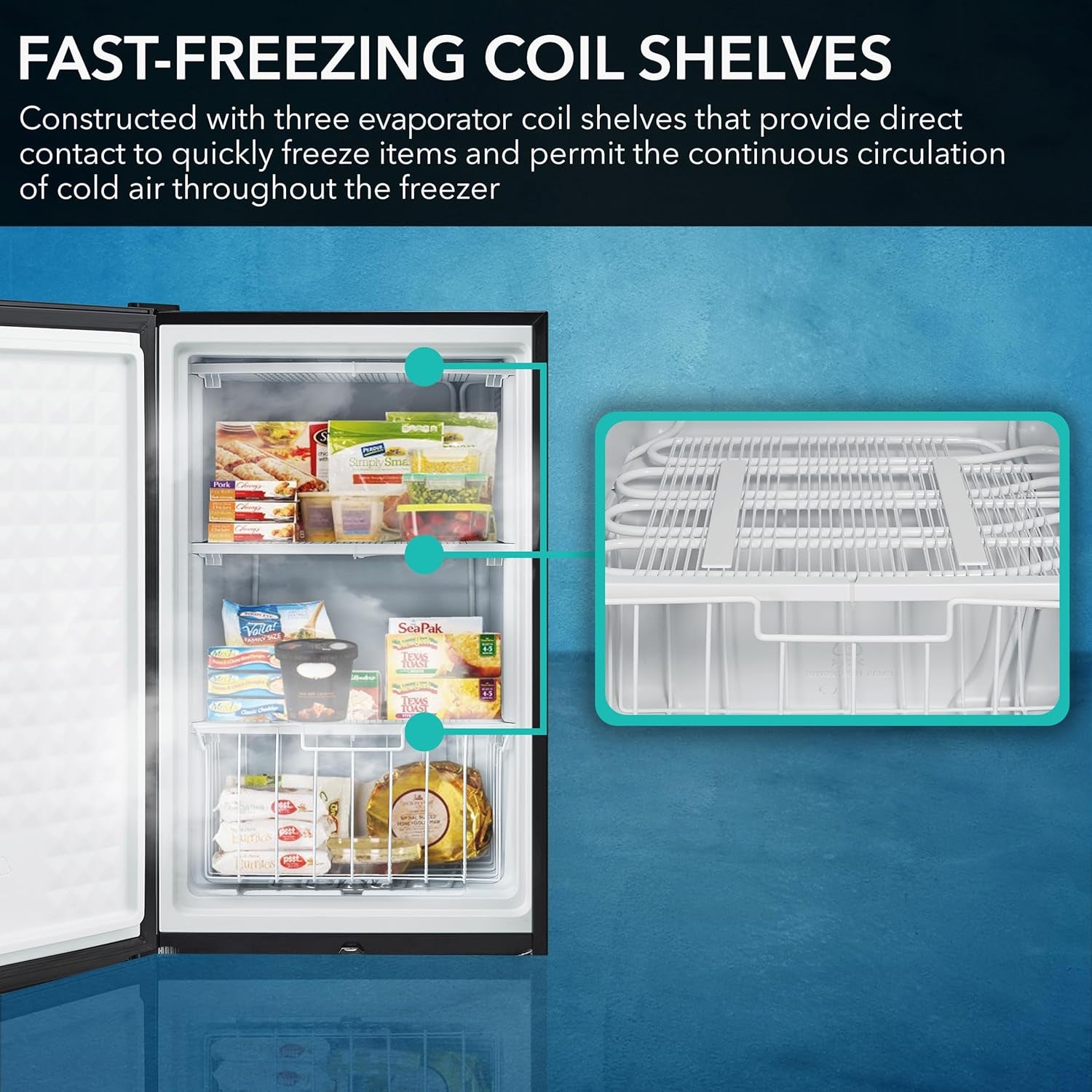 CUF-301BK 3 Cu. Ft Energy Star Upright Freezer with Lock – Black