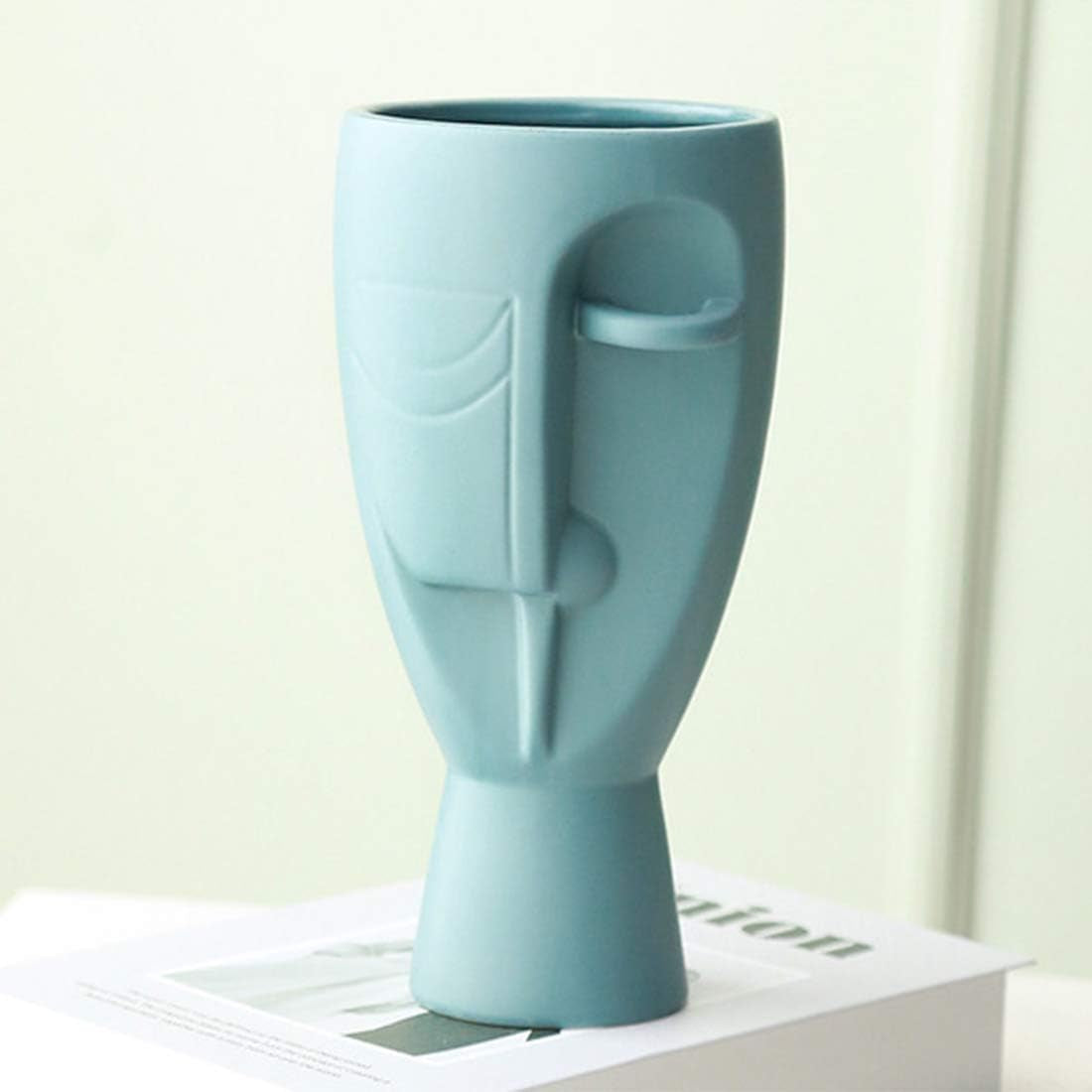Face Art Vases, Delicately Carved Body Vases, Simple Ceramic Vases, Creative Floral Vases, Home Office Decoration Vases