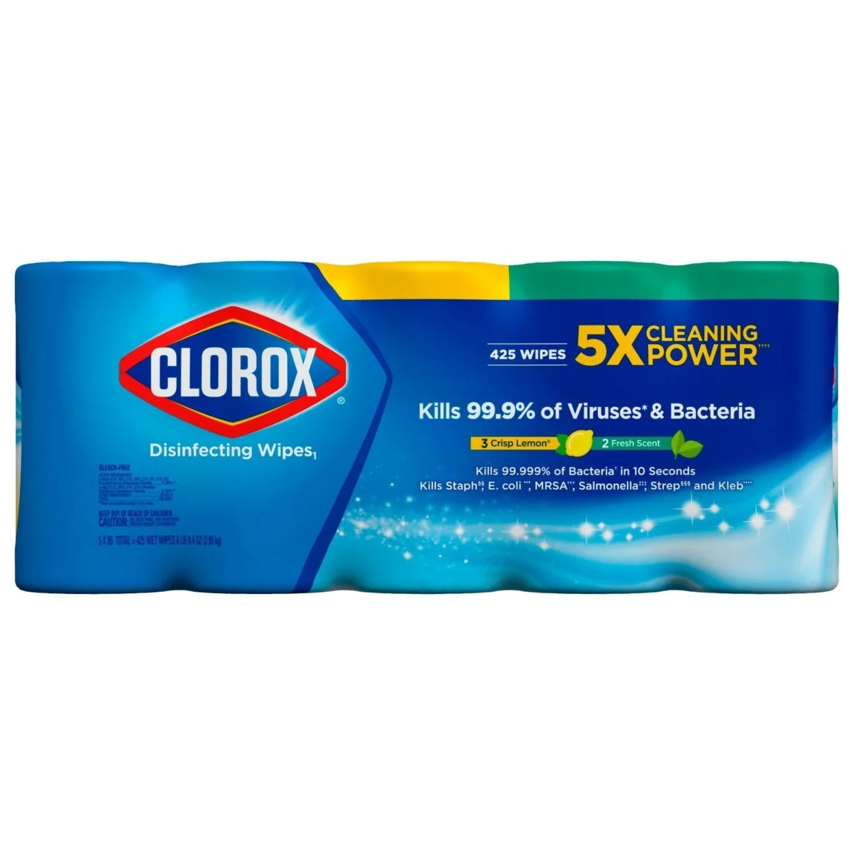 Disinfecting Wipes Value Pack, Bleach Free Cleaning Wipes, 85 Ct (5 Pack)