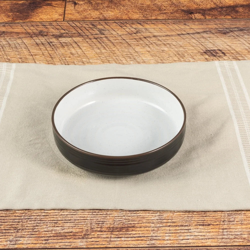 Ceramic Serving Bowl Dishwasher Safe round Bowl Perfect Soups Salads Comfort Foods Rustic Dinnerware Essential