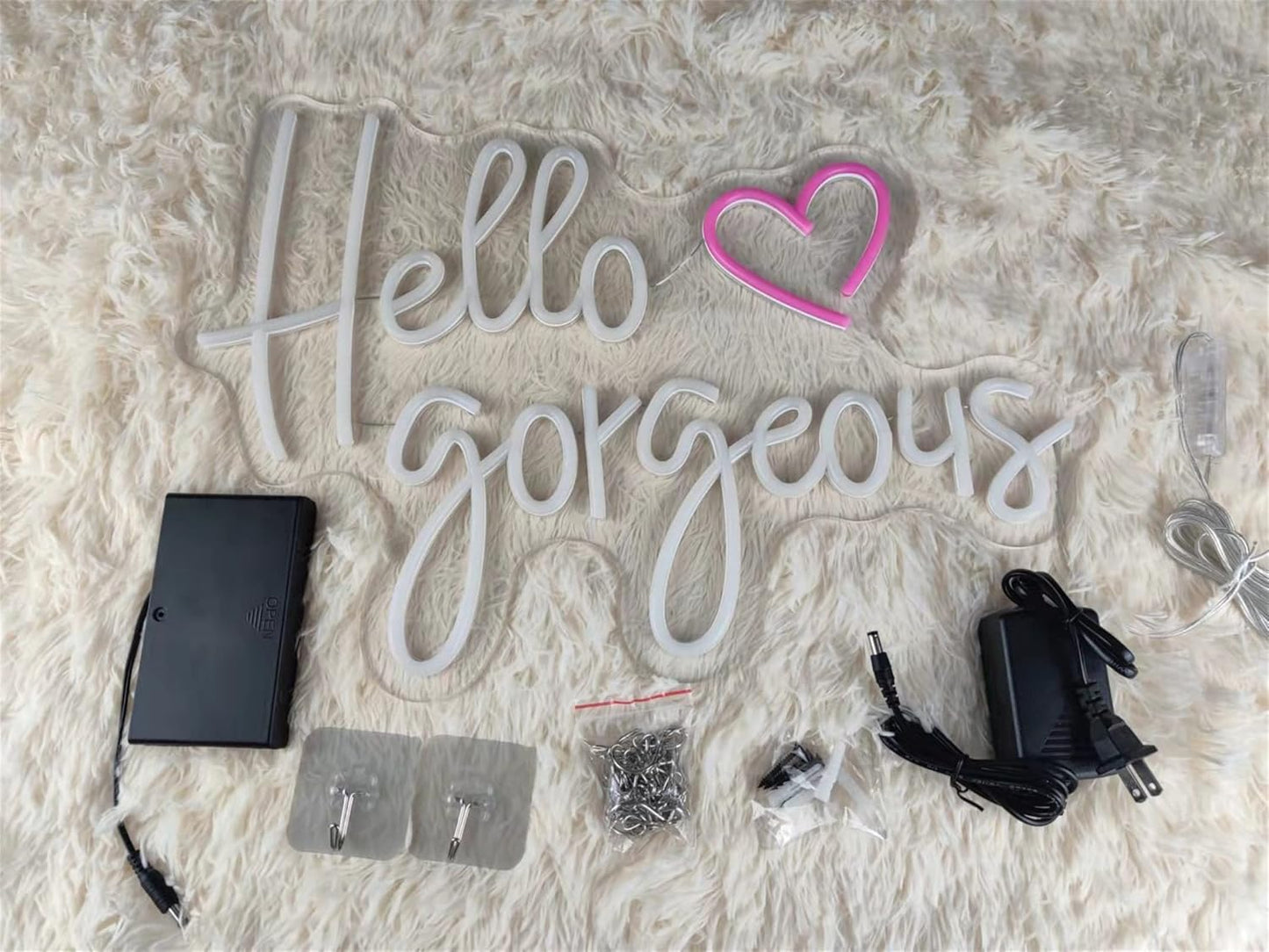 Let'S Party Neon Sign Lights for Wall Decor for Bedroom Home Decoration 5V USB Party Decoration (Warm, 19.7 * 13.78Imch)