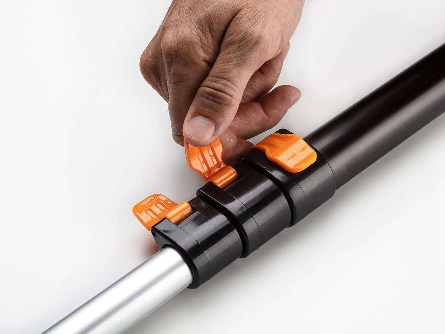 1.5-3 Ft Long Paint Roller Extension Pole // Multi-Purpose Telescopic Extension Pole with Universal Twist-On Metal Tip // Lightweight & Sturdy Extendable Pole for Painting Dusting and Window Cleaning